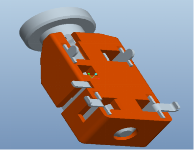 ∅3.5mm 5PIN H-4.2mm耳機座   斜口式